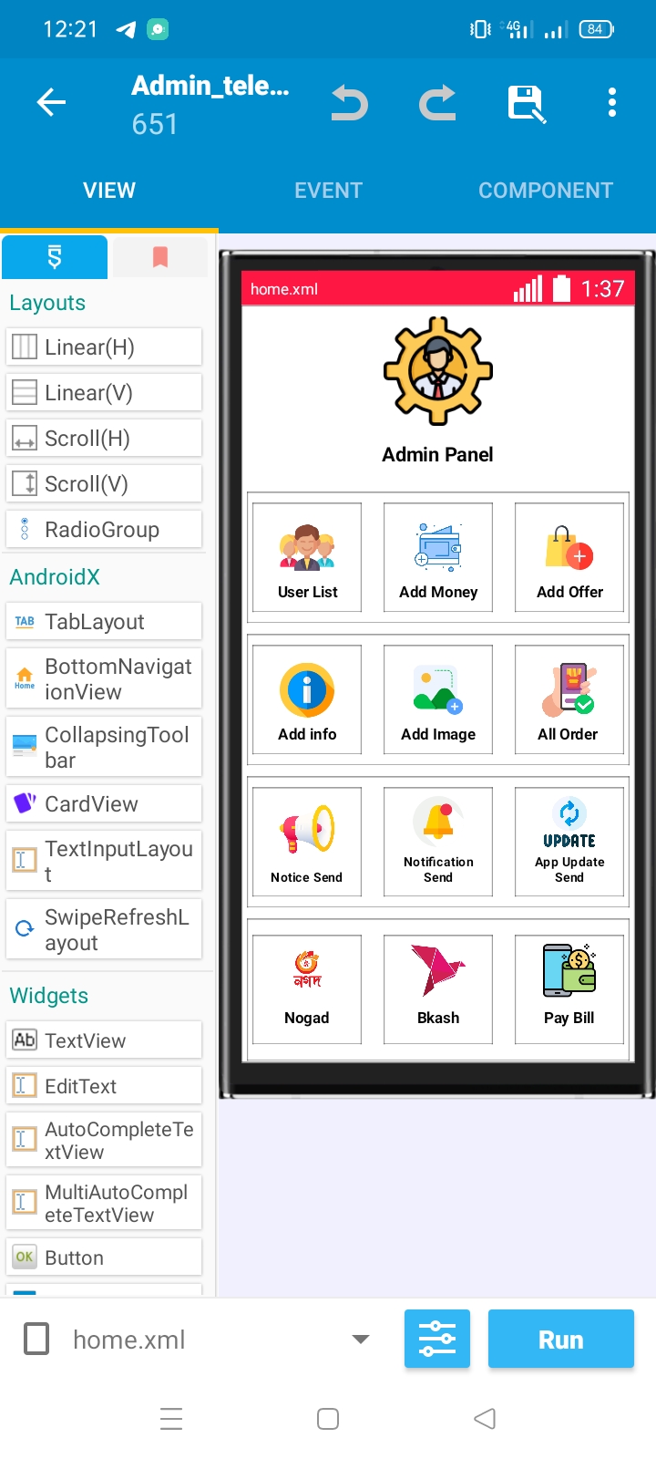 telecom swb admin